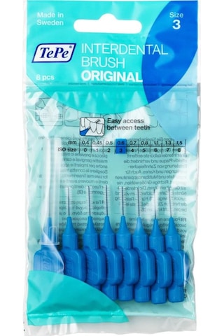 Tepe Interdental Arayüz Fırçası 8'li 0.6 MM