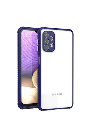 Zore Samsung Galaxy Uyumlu A32 4g Kılıf Omsy Kaff Kapak - Mor