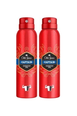 Old Spice Captain Deodorant Sprey 150 ML x 2