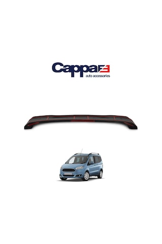 Cappafe Ford Courier Arka Tampon Eşiği Koruma Parlak Abs 2014- N11.7757