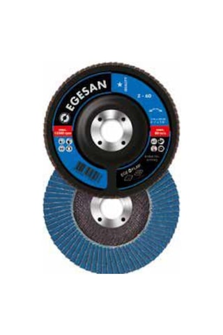 Egesan Paslanmaz Flap Disk Quality 115Mm Zr 40 Kum