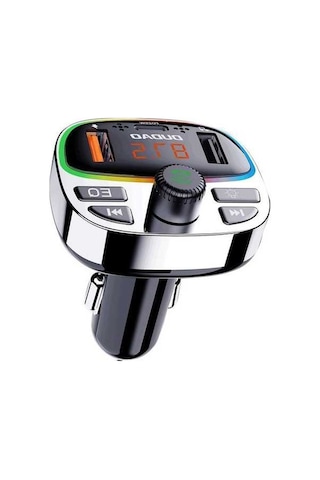 Dancemonkey Dudao R2pro+ Renkli Işık Bluetooth Araç Kiti, Eller Serbest Arama, Mp3 Çalar Pd Tip-c, Çift Usb Şarj Cihazı