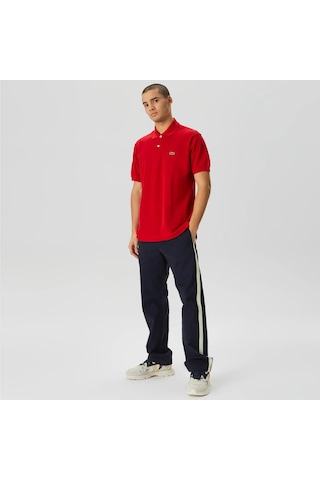 Lacoste Erkek Klasik Pike Kumaş Polo T-shirt Kırmızı