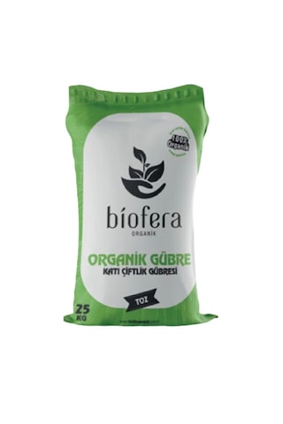 Organik Gübre Katı Çiftlik Gübresi Biofera 25 Kg