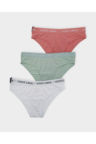 Gost Liria Spring Kadın Slip 3 Lü Paket - Çok Renkli Çok Renkli