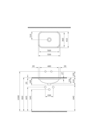 Bocchi Scala 1006-006-0125 Tezgah Altı Lavabo Mat Gri 55 CM