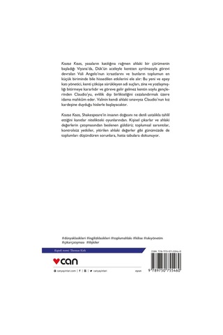 Kısasa Kısas - Shakespeare - Can Yayınları