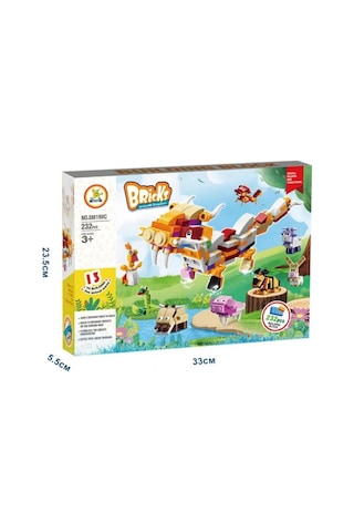 Kızılkaya Bricks Hayvanlar 12in1 232 Parça Sm198c