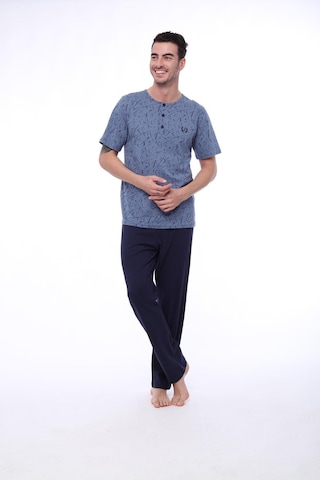 Pijadore Erkek 1403 Erkek Kısa Kollu Desenli Pijama Takım 001