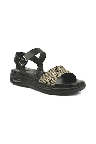 Polaris 105796.z Siyah Kadın Comfort Sandalet 105796.z6fx 000000000102250526