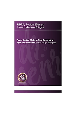 Rega Rodıola Ekstresı Ve Kore Gınsengı 60 Kapsül