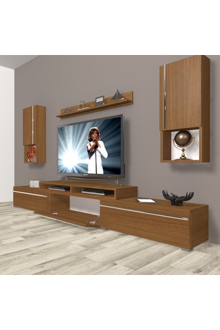 Decoraktiv Ekoflex 270ta Mdf Tv Ünitesi Tv Sehpası Ceviz