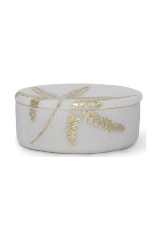 Yargıcı Polyresin Yuvarlak Takı Kutusu 17x7 Cm 26knha1046m St