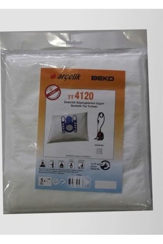 Arçelik Uyumlu Beko Tt 4120 Kanguru Elektrikli Süpürge Toz Torbası