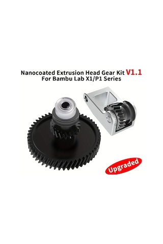 Xuweiwei Siyah Extruder Dislisi Bambu X1 P1p P1s 3d Yazici Aksesuarlari Kalip Celigi Ekstruder Dislileri