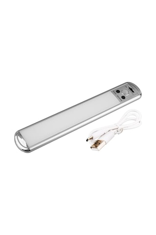 Powermaster Sd-333 Usb'li Şarjlı Hareket Sensörlü 23 Cm Ledli Lamba Aydınlatma Beyaz