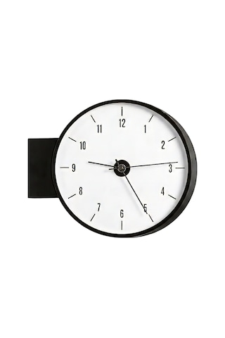 Fibrika Store Retro Modern Duvar Saati Siyah