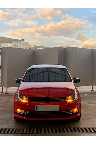 Volkswagen Polo 6c Uyumlu Makyajlı Kasa Gündüz Farı Ampulü Turuncu Amber 1 Çift