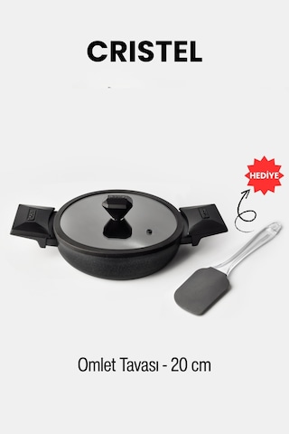 Gigilli Cristel 7 Parça Sahan Seti Siyah Siyah