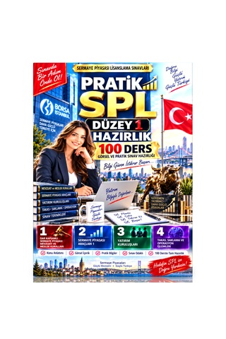Pratik Spl Düzey 1 Hazırlık Kitabı 100 Ders, 215 Sayfa Görsel Destekli Konu Anlatımı
