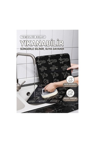 Yağ Sıçratma Önleyici Katlanır Alüminyum Duvar Koruyucu Kaktüs Desenli Sıçrama Perdesi Yagsicratmaz, One Size