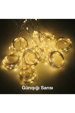 Nanopro Peri Telli Perde Led Işık Kumandalı 300 Ledli 3 X 3 Metre Usb'li 8 Animasyonlu Günışığı Çok Renkli