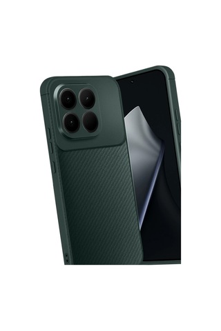Mi 15t Auto Focus Karbon Kapak - Koyu Yeşil