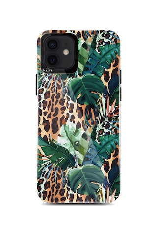 Kajsa Apple Uyumlu iPhone 12 Pro Kılıf Doğa Desenli Kajsa Wild Kapak ZORE-216553