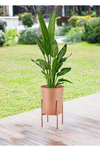 The Mia Suelo Vazo Saksı Terracota 32x47 Cm