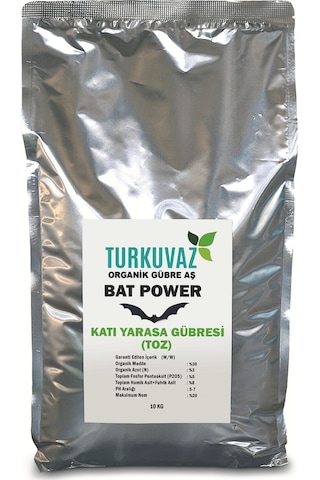 10 KG.Turkuvaz Organik Toz Yarasa Gübresi (Yüksek Fosfor)