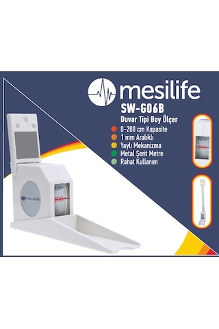 Mesilife Duvara Monte Boy Ölçer Mesitaş
