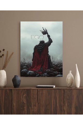 Ego Tablo Ev Duvar Salon Ofis Hediyelik Dekarasyon Premium Duvar Süs
