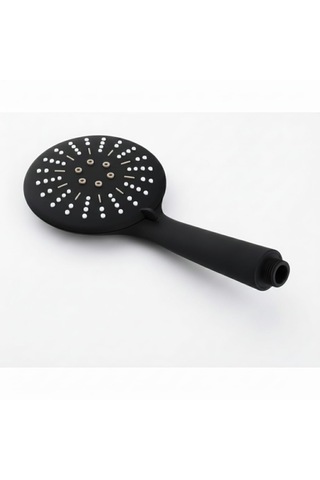 Elit Siyah Banyo Duş Başlığı El Duşu 3 Fonksiyonlu Siyah