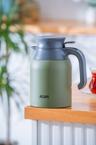 Acar Karat X Paslanmaz Çelik Termos Yeşil - 1.5 L Yeşil