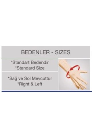 Orlex Standart Baş Parmak Destekli El Bilek Ateli Sağ-sol St115