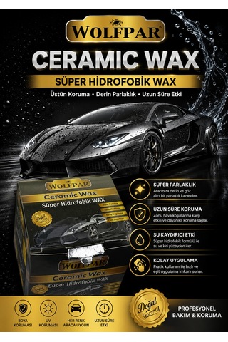 Ceramic Wax Süper Hidrofobik Wax