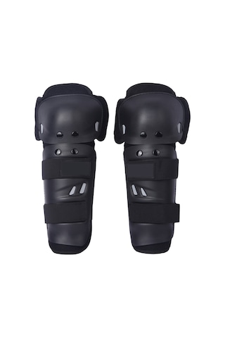 Yuntech01 Çocuklar İçin Motosiklet, Bisiklet, Kaykay Sporları İçin Darbe Emici, Deri Dostu Pe Kabuklu Diz Koruyucuları Nfs-412 Siyah Çok Renkli