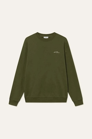 Daily Paper Kaliteli Crew Sweatshirt - Minimalist Tasarım Ve Rahat Brushed Iç İle Şıklık Yeşil