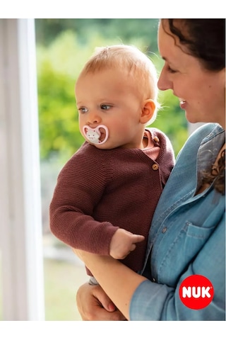 Nuk Space Mıckey Emzik Biberon, Boyut 3, 2 Adet Kutuda. 187532945 Gri