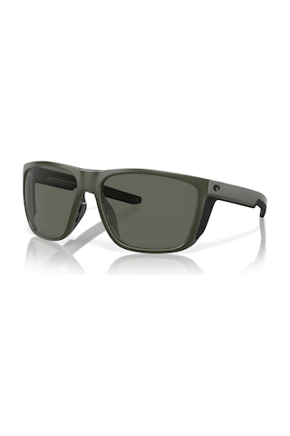 Costa Del Mar 6s9012 Ferg Xl Gri Polarize Güneş Gözlüğü 100% Uv Koruma, Polarize 580 Lens Gri