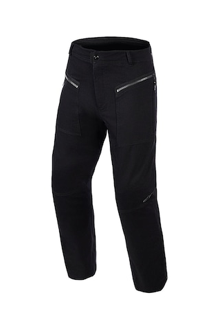 Alpinestars Flex-ast Kanvas Korumalı Motosiklet Pantolonu Kısa Bacak Siyah