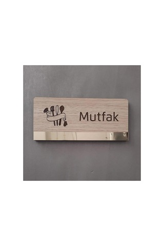 Klasik Mdf Serisi Mutfak Kendinden Yapışkanlı Kapı İsimliği Genel