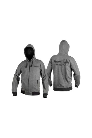 Spro Freestyle Gri X Bk Kapüşonlu - L Gri - Bej