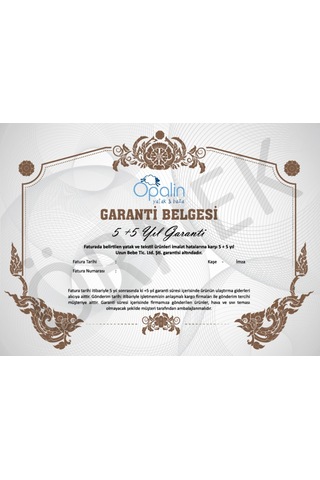 Uzunbebe 80X190 Tek Kişilik Opalin Jakarli Ortopedik Yayli Yatak