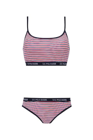 U.S. Polo Assn. U.s Polo Assn. 66250 Kadın Büstiyer Slip Takım-lacivert Lacivert
