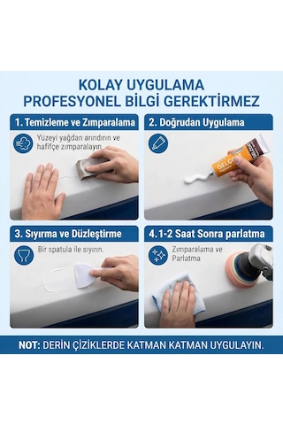 Yachticon - Jelkot Tamir Macunu 70 Gr : Çizik Ve Çatlaklara Karşı Hızlı Ve Kusursuz Çözüm