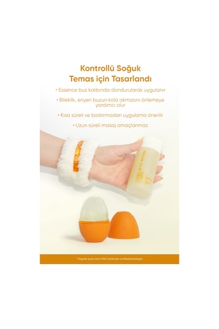 Iva Natura Orange Face Shot - Frozen Face Essence 3'lü Set Essence Bileklik