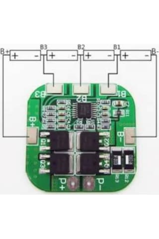 Hubstein 4s 20a 14.8v Pil Koruma Balans Kartı 18650 Lityum Li-ıon