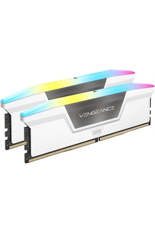 Corsair Vengeance Rgb 32 Gb 2x16 6400 Mhz Cl36 Cmh32gx5m2b6400c36w Ddr5 Ram