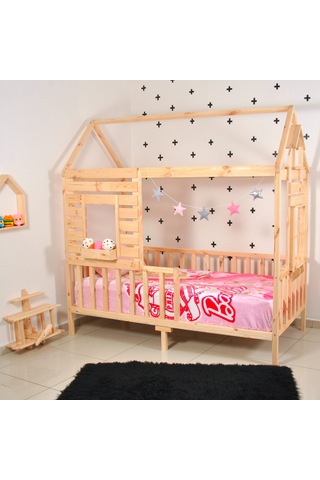Markaawm Markaawm Montessori Yatak Çocuk Odası 90X190 Karyola Bebek Beşik Akçaağaç